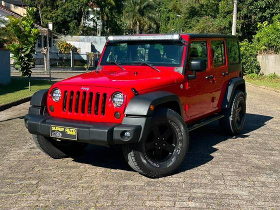 JEEP WRANGLER 3.6 UNLIMITED SPORT 4X4 V6 GASOLINA 4P AUTOMÁTICO JEEP WRANGLER 3.6 UNLIMITED SPORT 4X4 V6 GASOLINA 4P AUTOMÁTICO